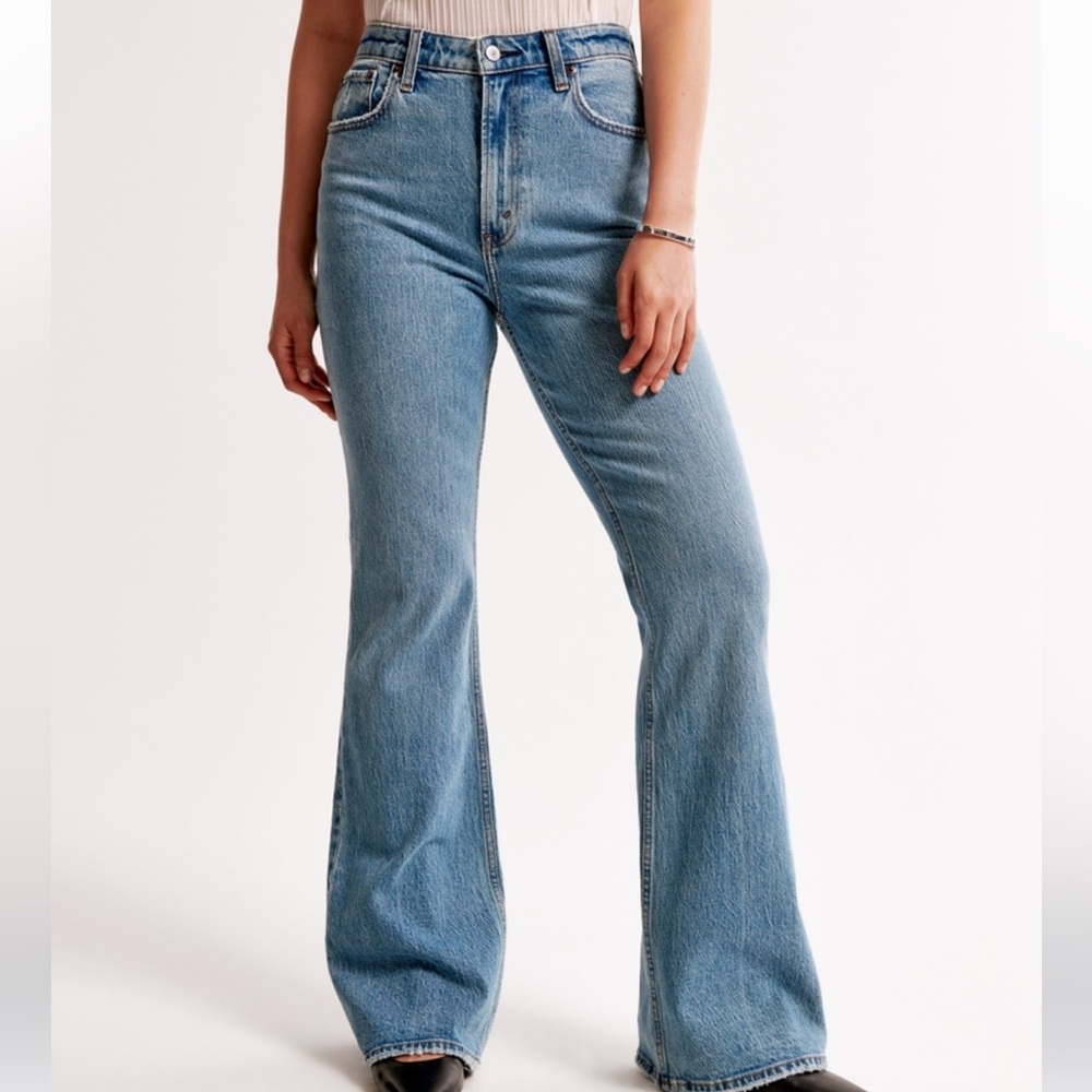 Abercrombie & Fitch Light Blue Flare Jeans
